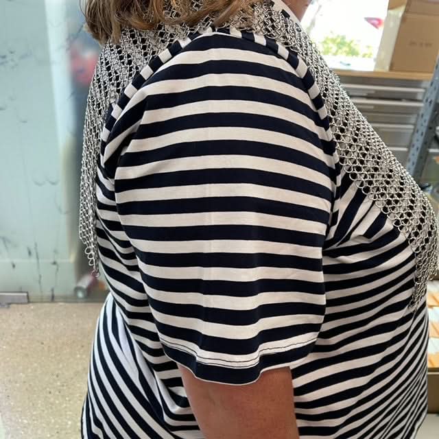 Chain Maille Hand Crafted 'Open' Vest - Free Size Literally fits ANYONE