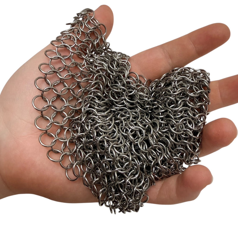 Chain Maille Sensory Sheet - 20cm x 20cm  Approx. 205g