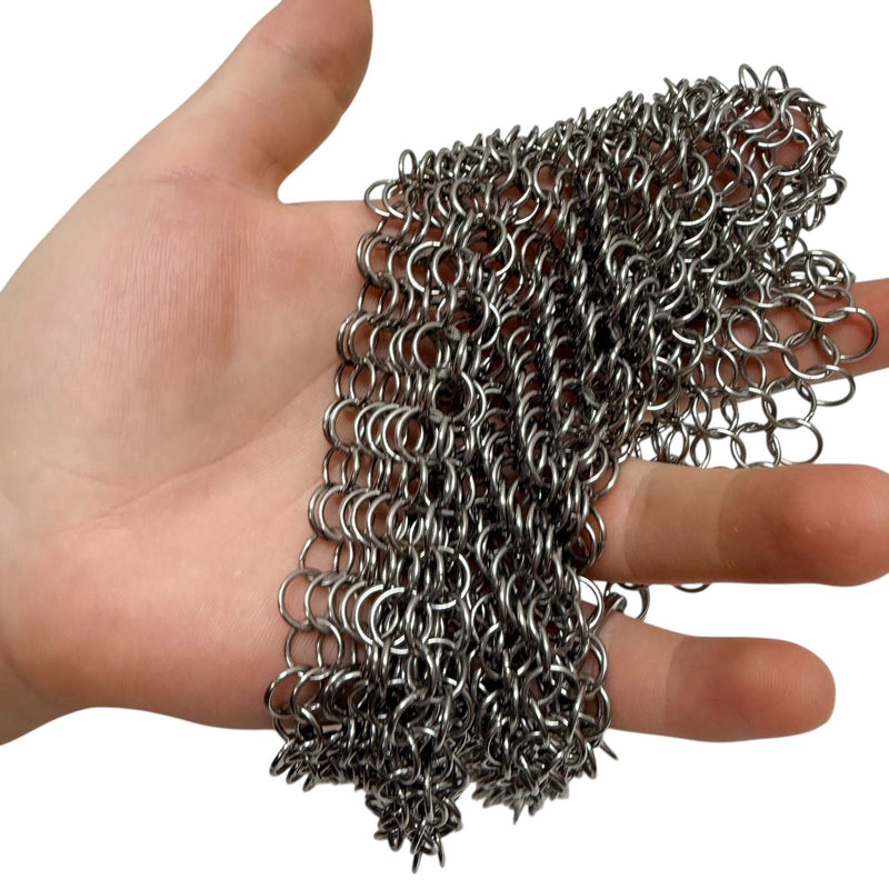 Chain Maille Sensory Sheet - 20cm x 20cm  Approx. 205g