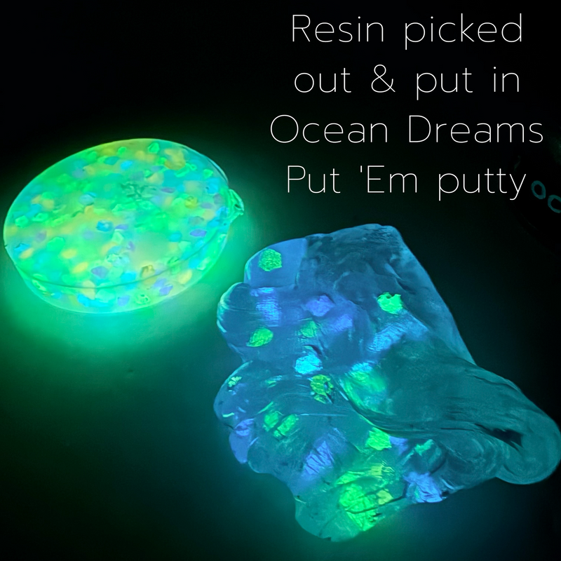 Crunchy Pick 'Ems - with Glow in the Dark Resin