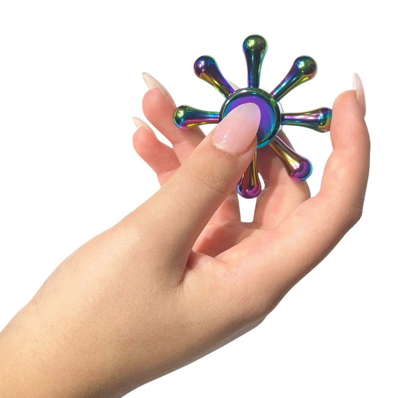 Wheel Spinner - Oil Slick Copper Sensory Support
