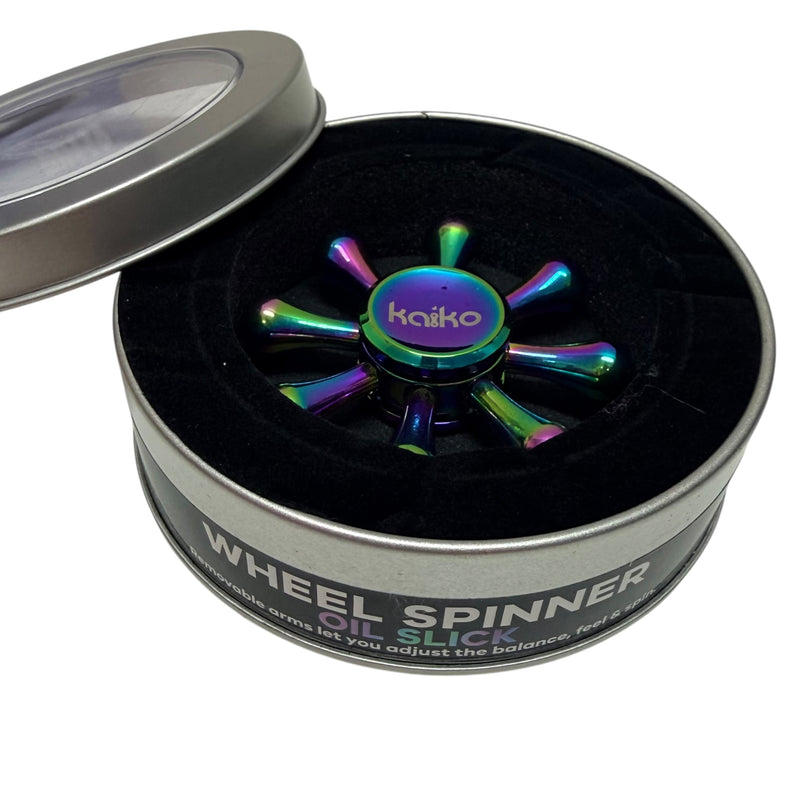 Wheel Spinner - Oil Slick Copper Sensory Support