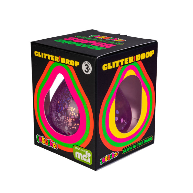 Smoosho's Glitter Drop Glow Super Squeeze - Glow-in-the-dark