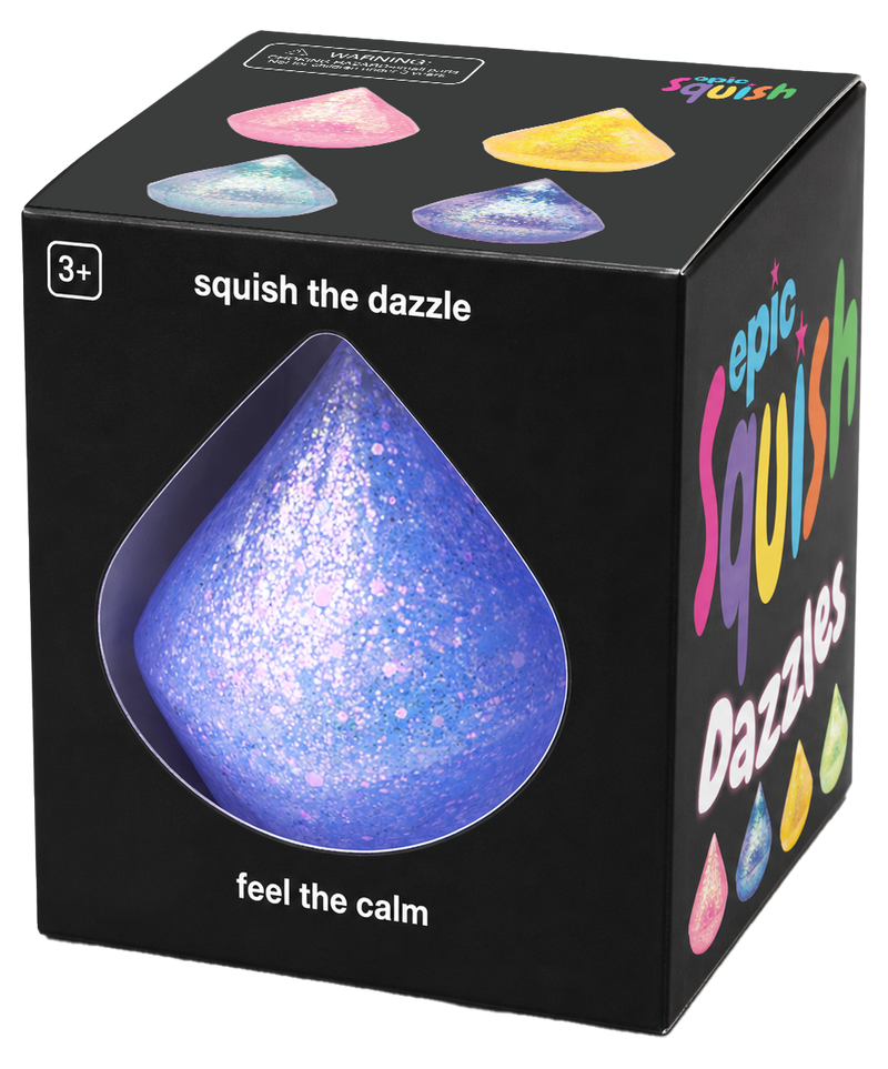 Epic Squish Dazzles retail packaging