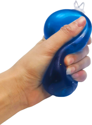 Epic Squish Berrielicious blueberry squeezed in hand