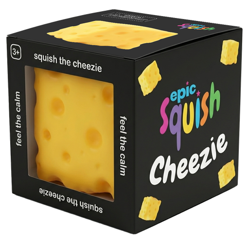 Epic Squish Cheezie retail packaging