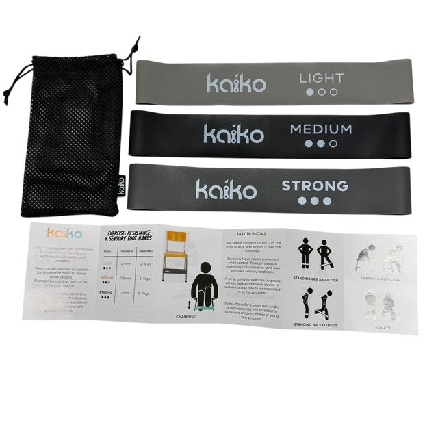 Exercise & Sensory Foot Band Set | 3 Resistance Levels