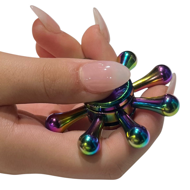 Wheel Spinner - Oil Slick Copper Sensory Support