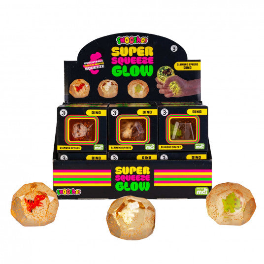 Dino Glow -in-the-dark Smoosho's Super Squeeze Squishy
