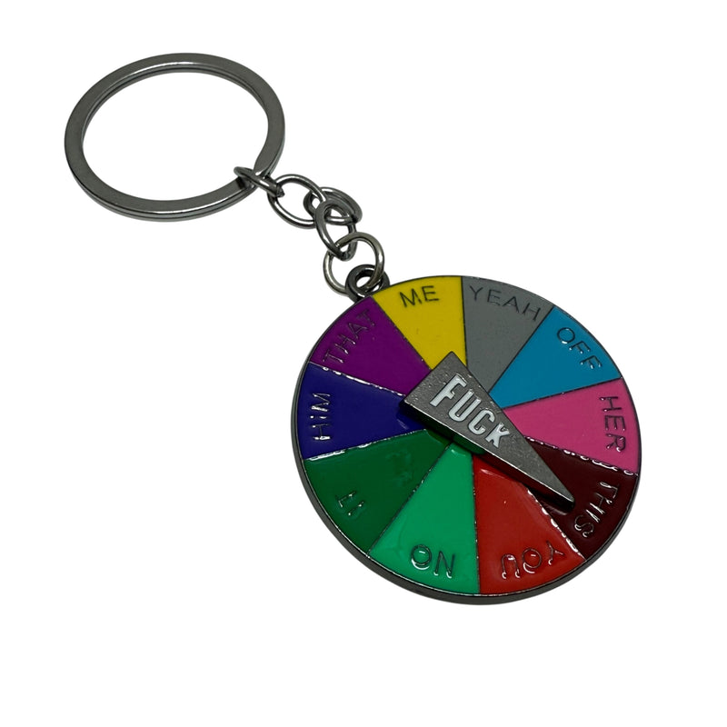 Original F Bomb ... Spinning Communication Keyring