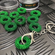 Finger Spikey Set of 10 - includes Fidget Keyring