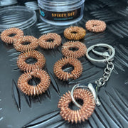 Finger Spikey Set of 10 - includes Fidget Keyring