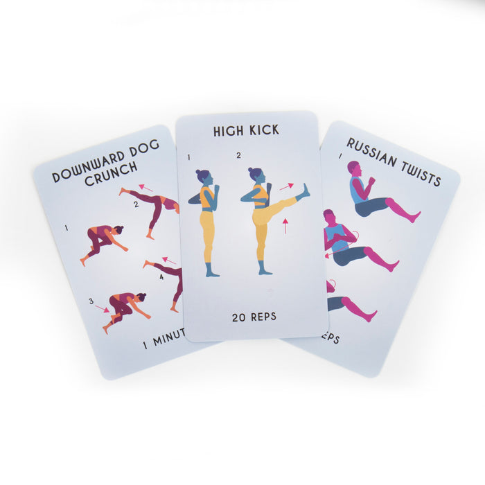 100 GET FIT EXERCISE CARDS