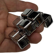 Gloss Silver MINI Infinity Cube in Window Tin - 151 grams
