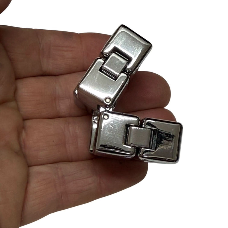 Gloss Silver MINI Infinity Cube in Window Tin - 151 grams