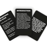 HOW TO GIVE ZERO F**KS CARDS - 100 Cards