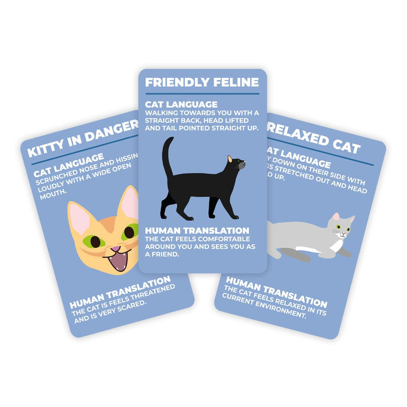 HOW TO SPEAK CAT CARDS - 100 cards