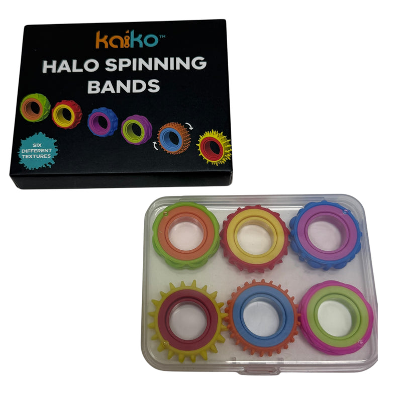 Halo Spinning Bands By Kaiko  - 6 Unique Tactile Interchangeable Designs