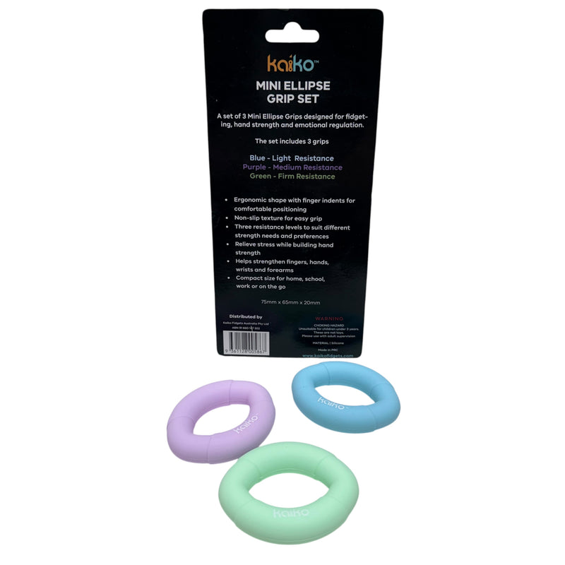 Mini Ellipse Grip Set of 3 - Ideal for Petite Hands