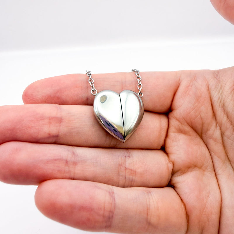 Heart Magnet Fidget Necklace  by Fidge