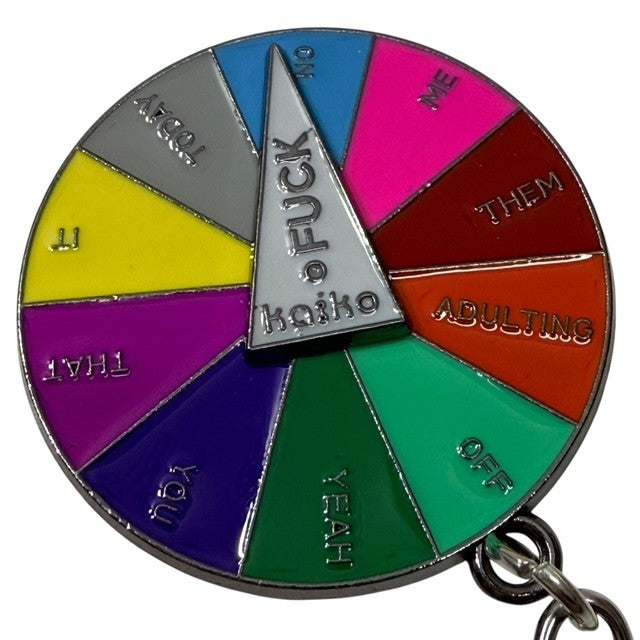 F Bomb ... Spinning Communication Keyring