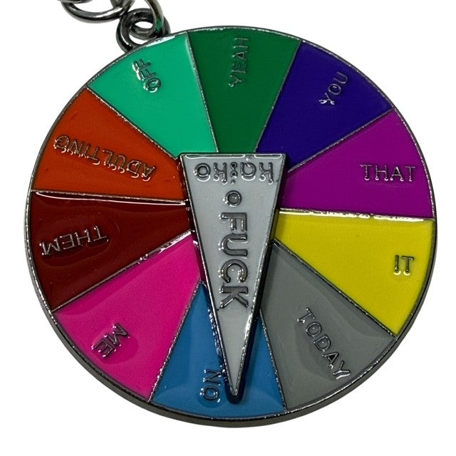 F Bomb ... Spinning Communication Keyring