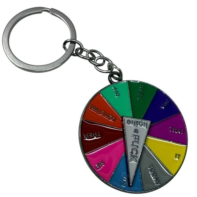 F Bomb ... Spinning Communication Keyring