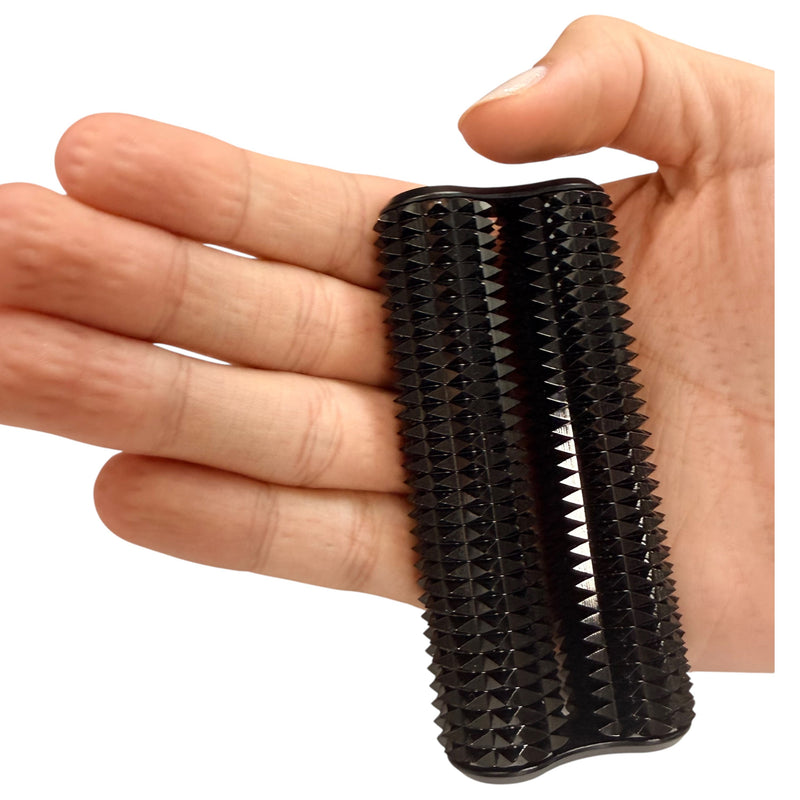 Spikey Hand Roller – Black 285g    High-load Safe Ouch