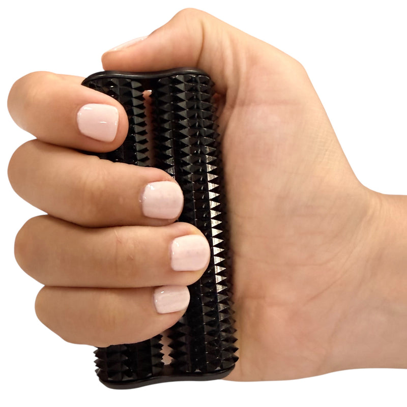 Spikey Hand Roller – Black 285g    High-load Safe Ouch