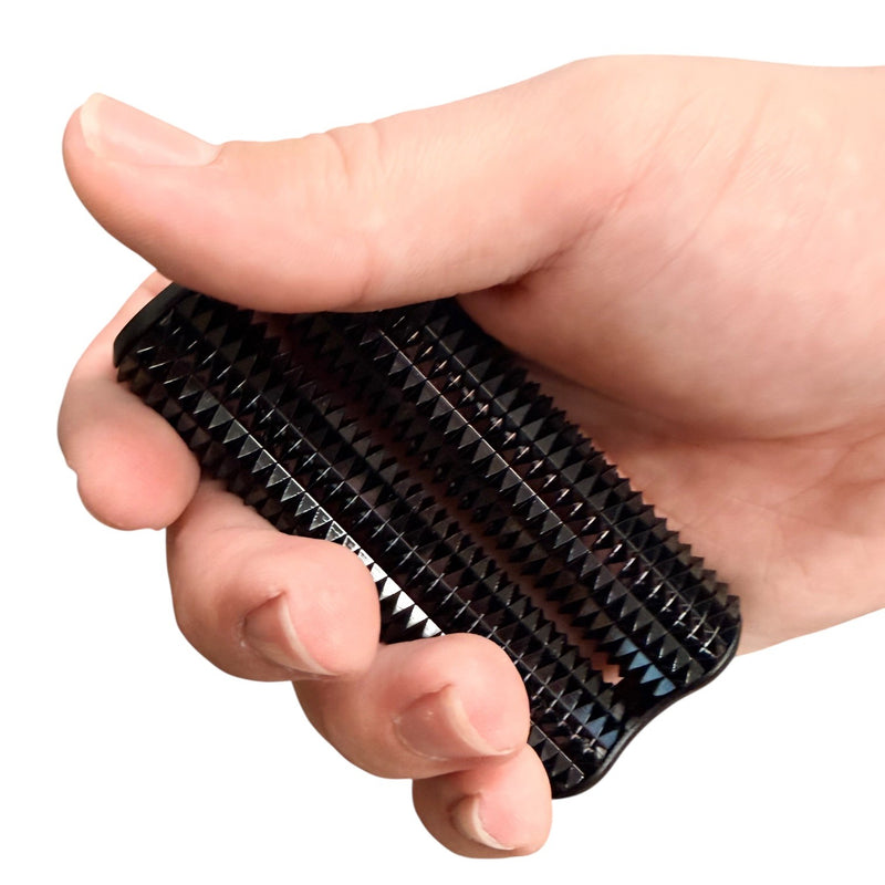 Spikey Hand Roller – Black 285g    High-load Safe Ouch