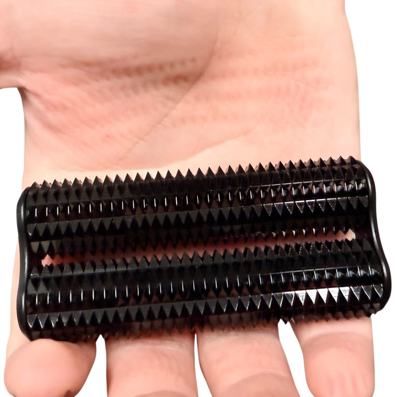 Spikey Hand Roller – Black 285g    High-load Safe Ouch