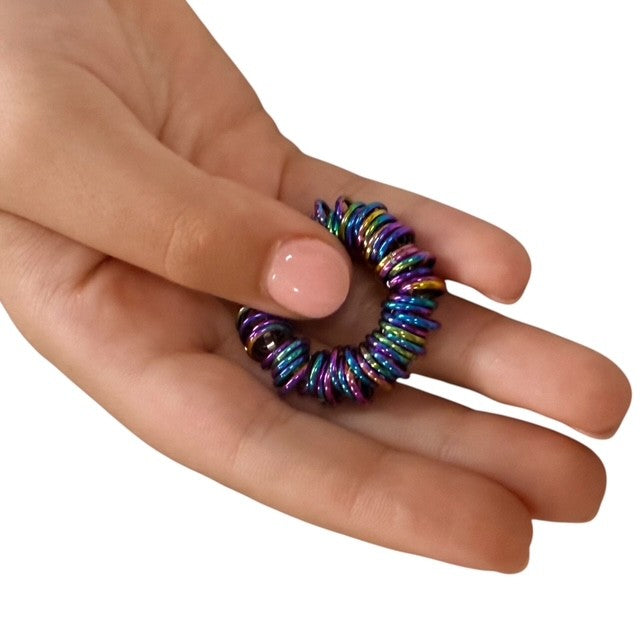 Oil Slick Small Centipede Stainless Steel Fidget