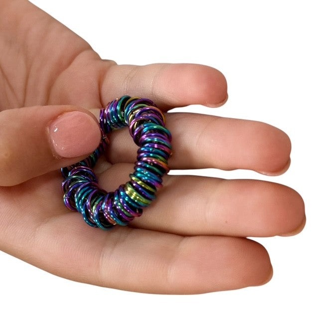 Oil Slick Small Centipede Stainless Steel Fidget