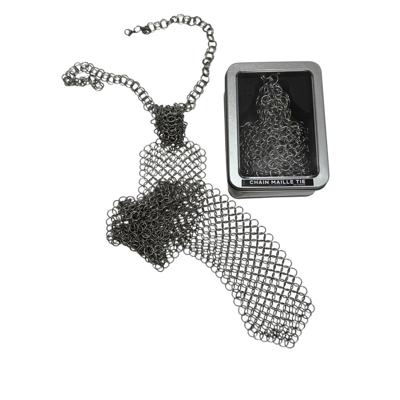 Chain Maille Tie - Hand Crafted by Kaiko Fidgets