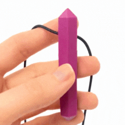 Collier unisexe à croquer ARK GEM Krypto-Bite