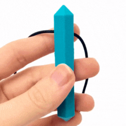 Collier unisexe à croquer ARK GEM Krypto-Bite