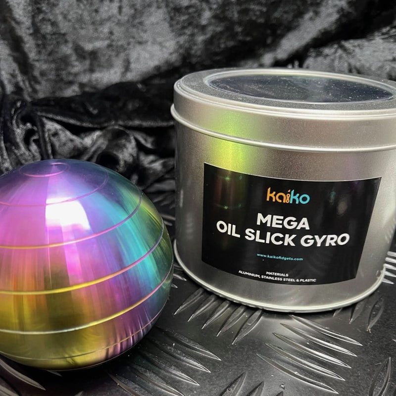 MEGA Oil Slick Spinning Gyro - 807 grams Kaiko Exclusive