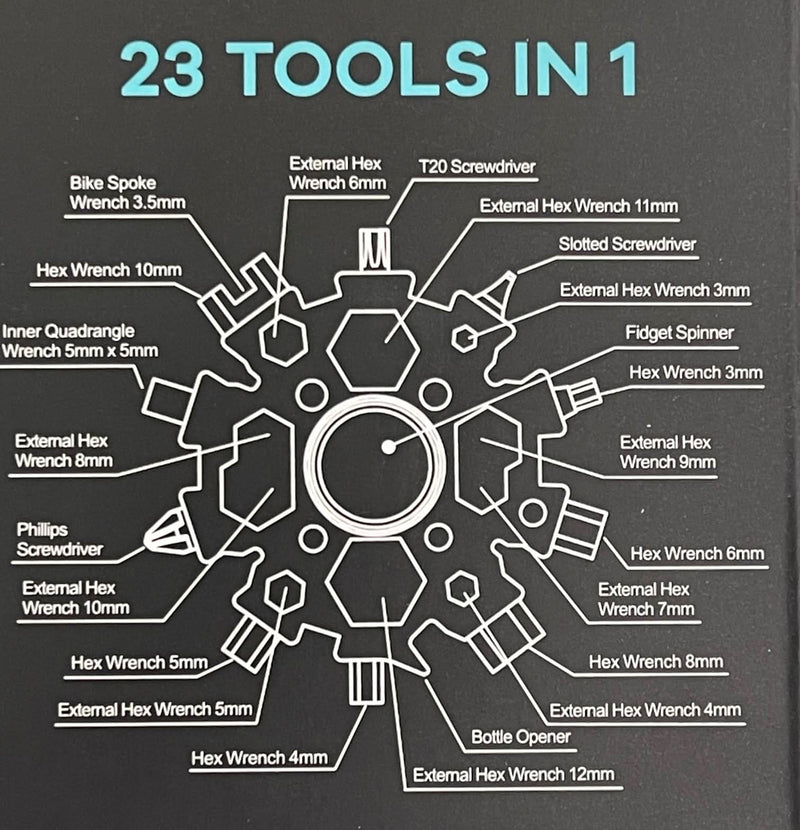 MULTI TOOL Spinner - 23 tools in 1