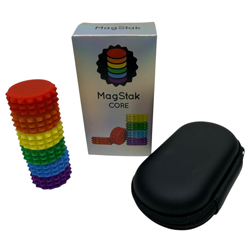 MagStak Core - Textured Magnetic Sensory Stack Set (6 Pieces) Arriving End of March