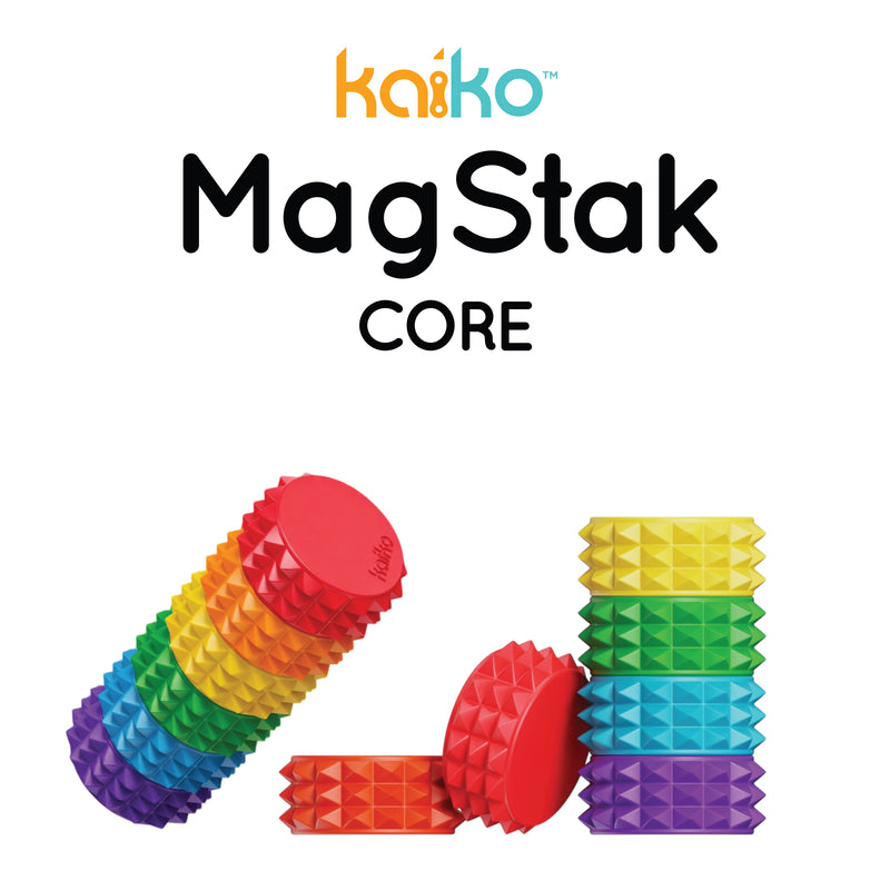 MagStak Core - Textured Magnetic Sensory Stack Set (6 Pieces) Arriving End of March