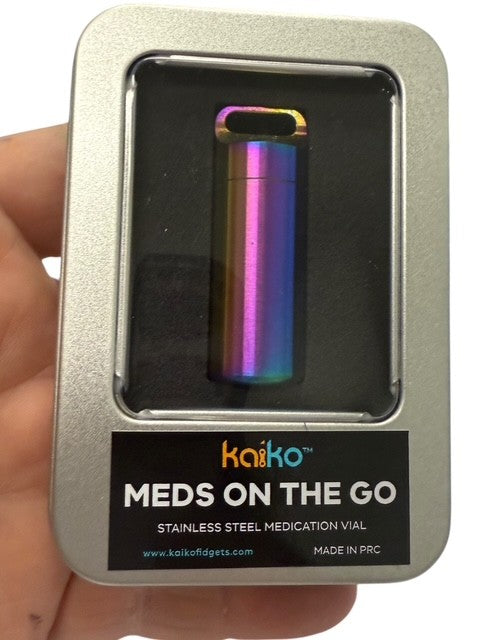 Meds on the Go – Kaiko™  Oil Slick Medication & Storage Vessel