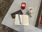 Metal Bookmark with Fidget Hook & Reading Guide - Fidgets not included