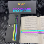 Metal Bookmark with Fidget Hook & Reading Guide - Fidgets not included
