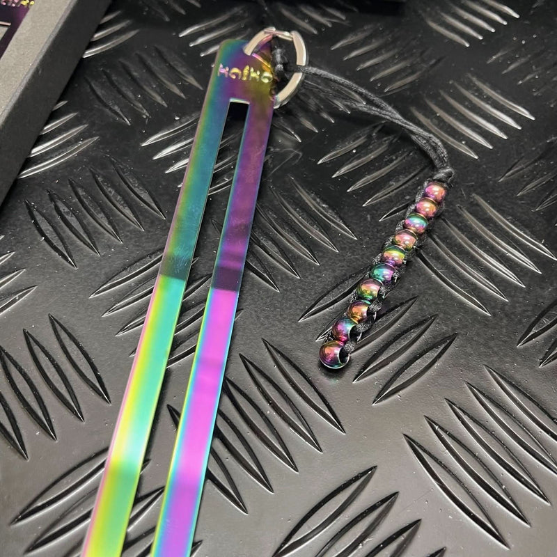 Metal Bookmark with Fidget Hook & Reading Guide - Fidgets not included