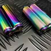 Mini Hand Roller Duo in TIN - twin pack of textured & smooth 145 gram