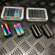 Mini Hand Roller Duo in TIN - twin pack of textured & smooth 145 gram