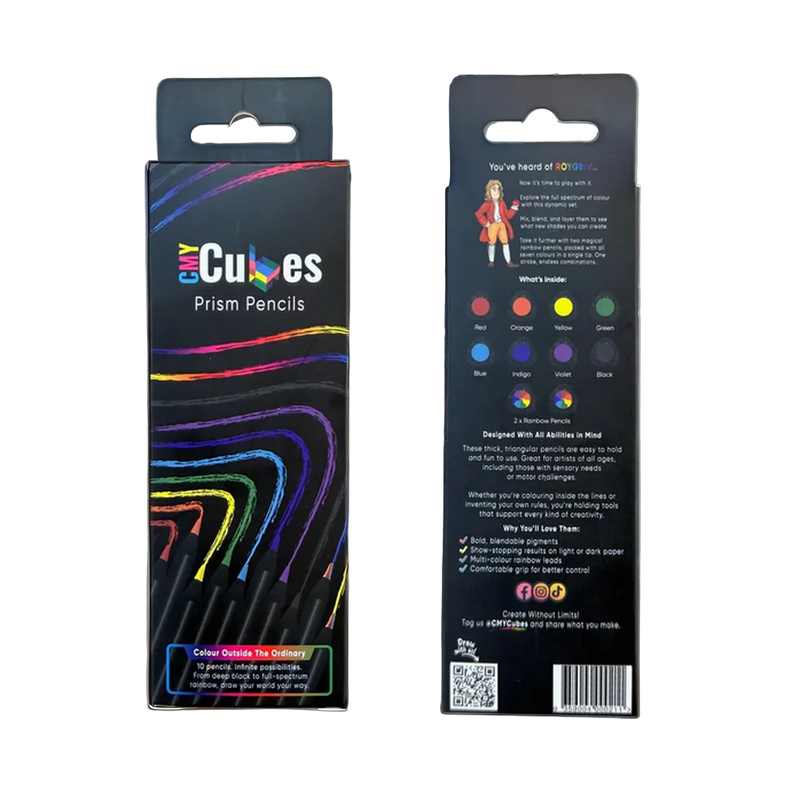 Prism Pencils by CMY Cubes
