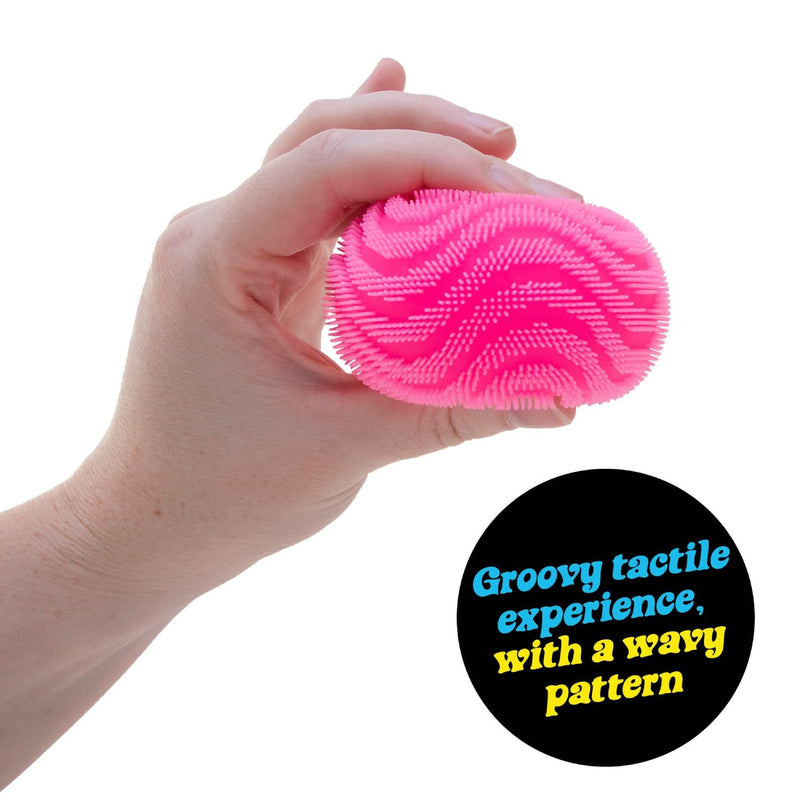 Wonder Waves Fuzz Ball Squishy - Nee Doh - Texturedd with Varied Tactile Sensory Input