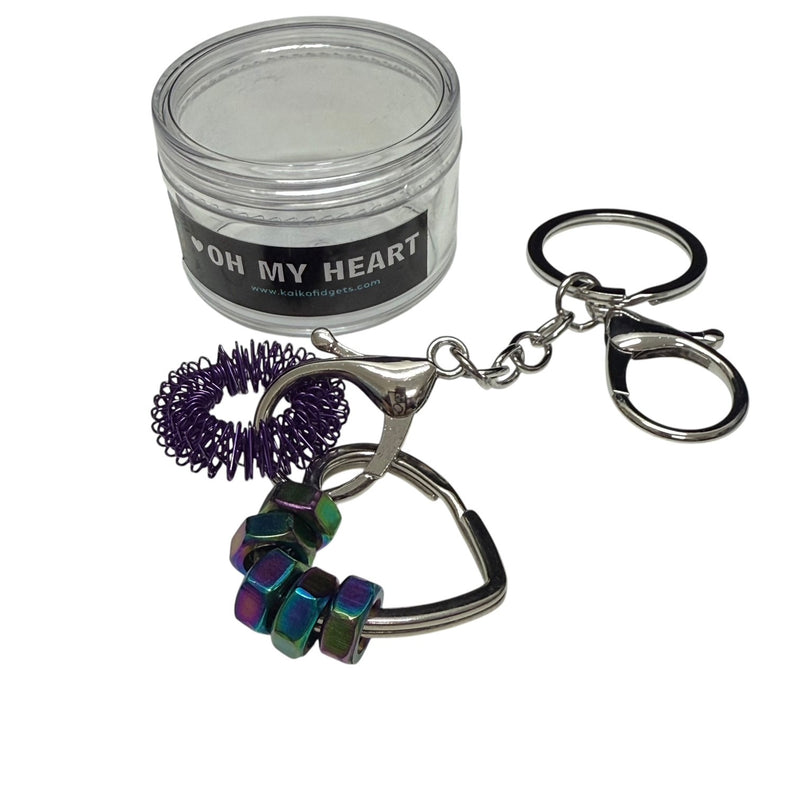 OH MY HEART Fidget Set with Detachable Keyring