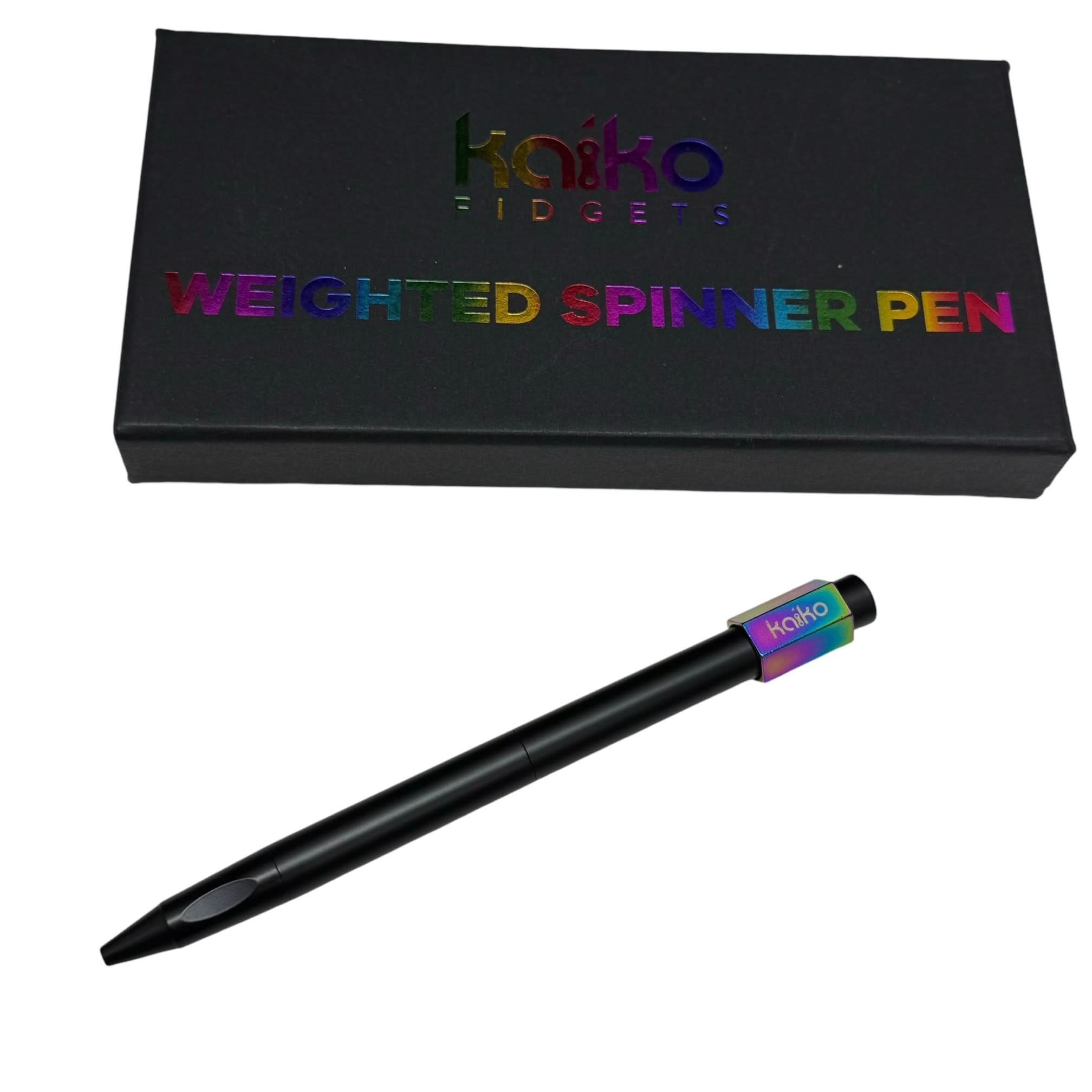 OIL SLICK Weighted Spinner Pen with 4 refills - Ultimate Desk Tool — My ...